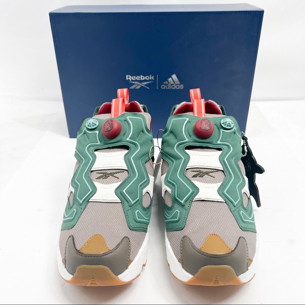 REEBOK x ADIDAS x BBC Instapump Fury Boost Pine - Picture 4 of 16